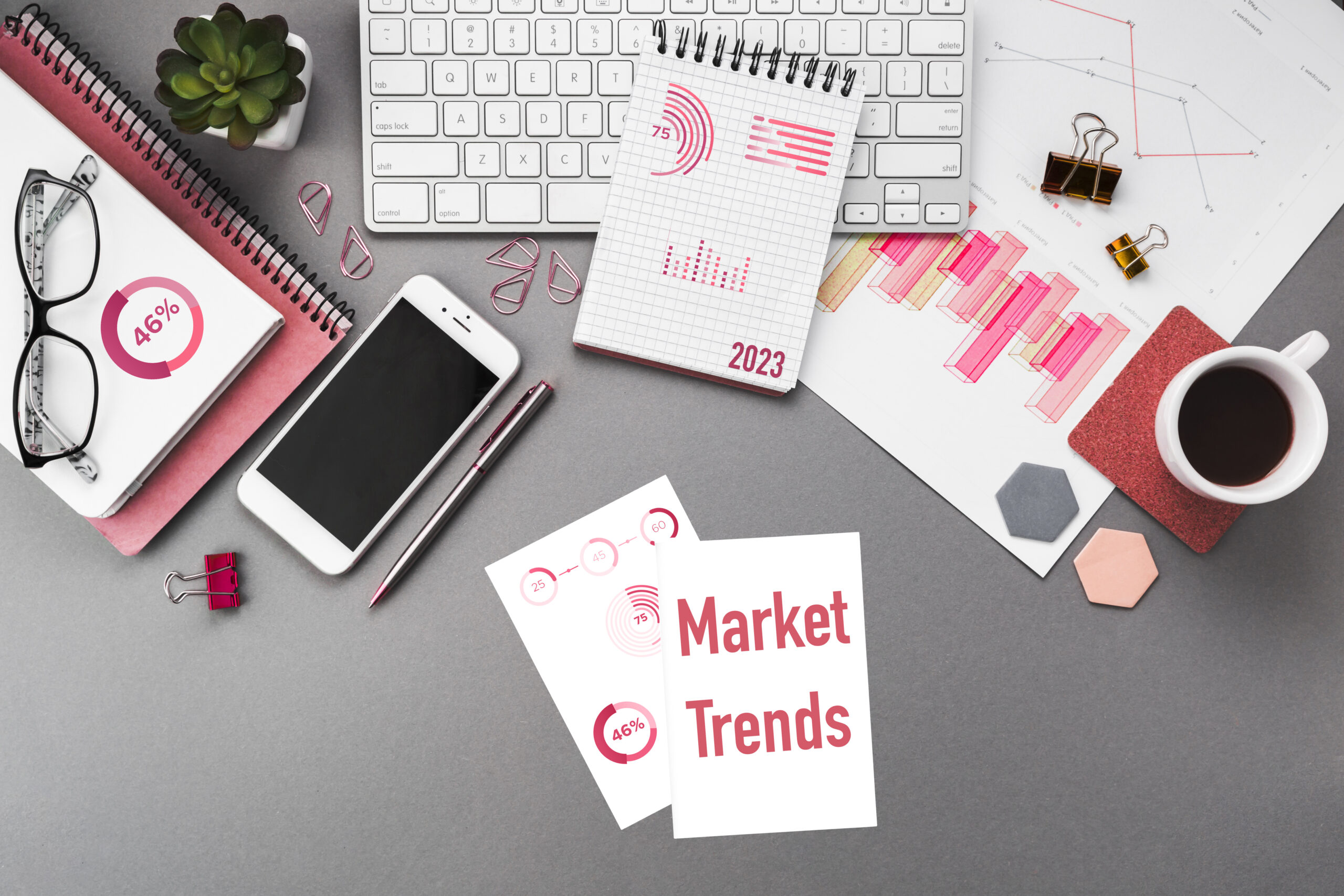 market trends concept with smartphone scaled market trends concept with smartphone scaled